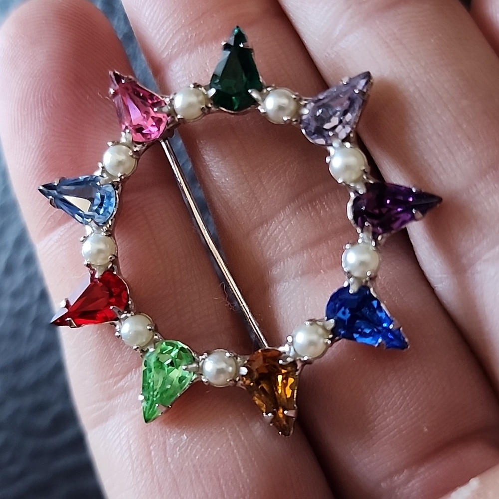 VTG B. David brooch